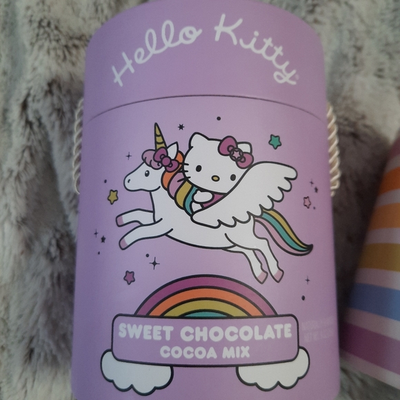 NEW Sanrio Hello Kitty Sweet Chocolate Cocoa Mix Plus 20oz Mug Set Of 2 - Picture 2 of 10